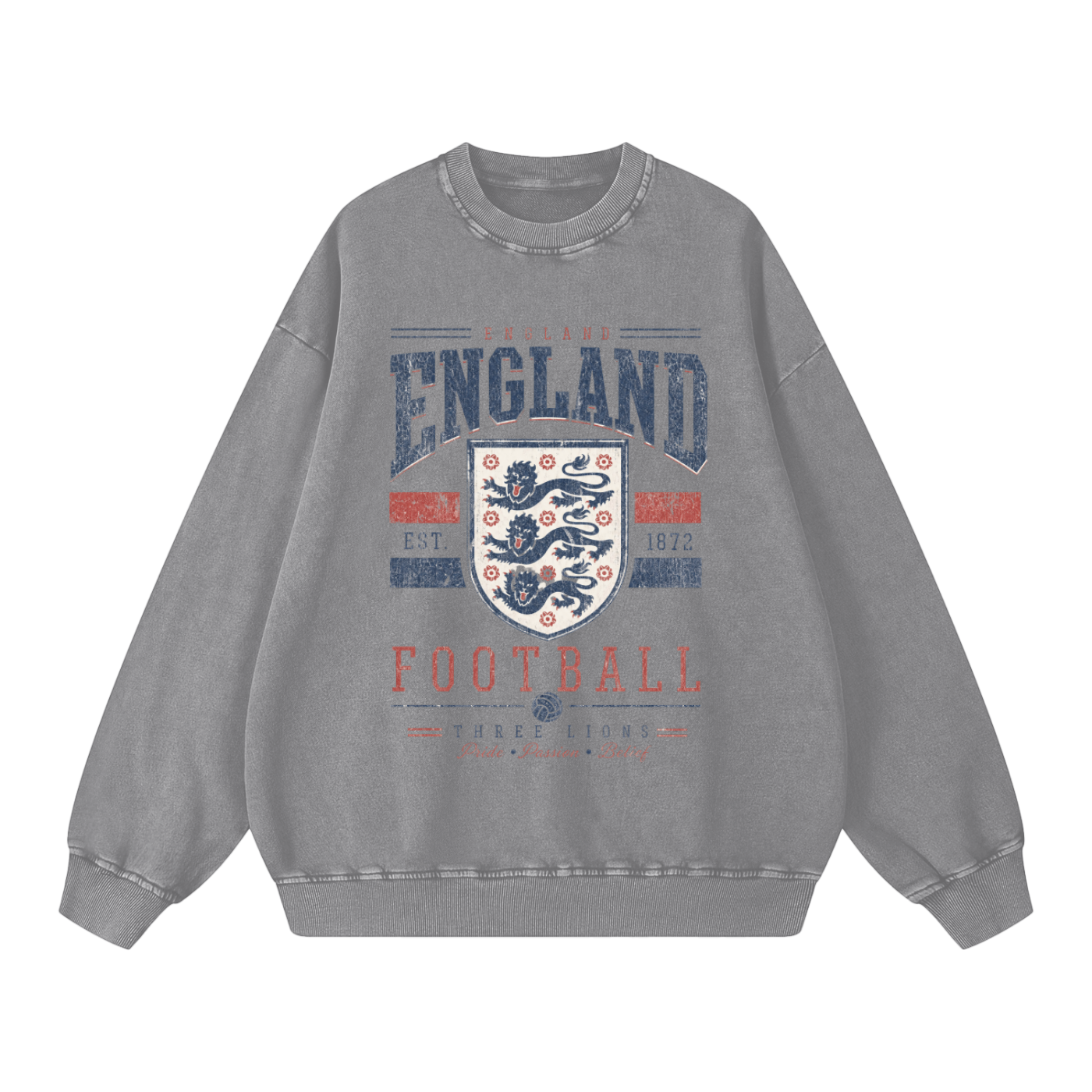 England Vintage Football Crewneck — Est. 1872