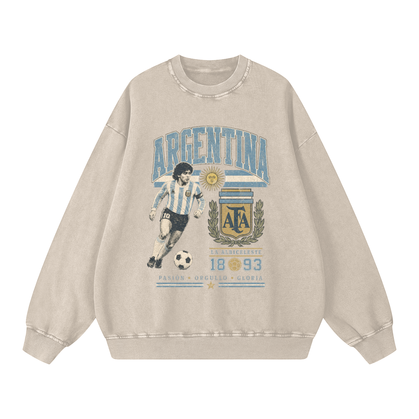 Argentina Vintage Football Crewneck