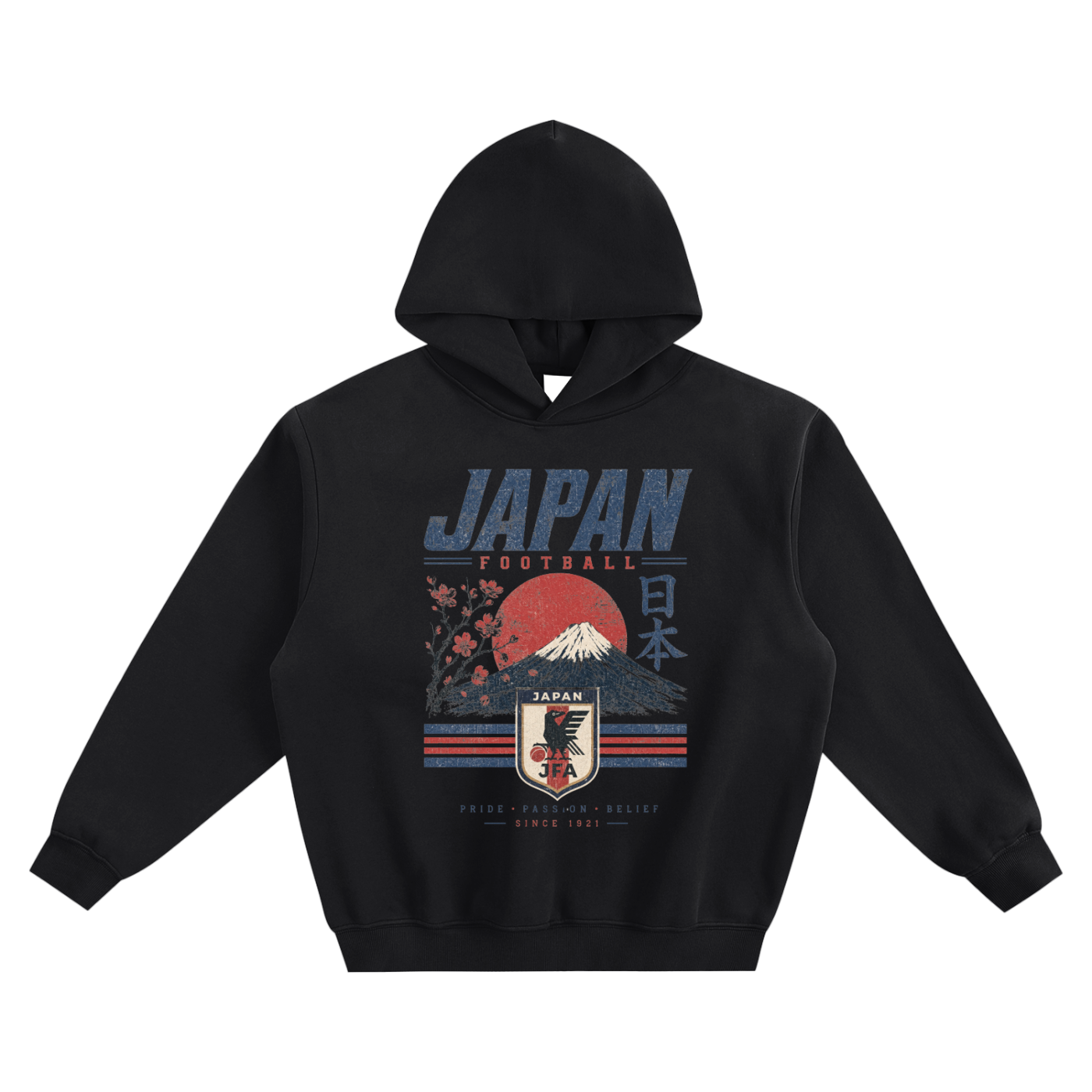 Japan Vintage Football Hoodie