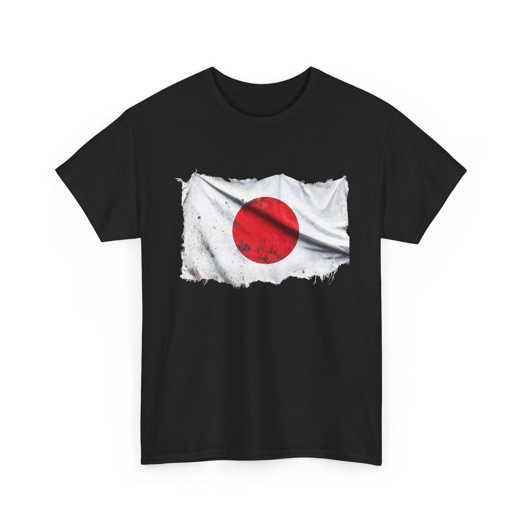 Distressed Japan Flag Tee | Japan Graphic Cotton T-Shirt