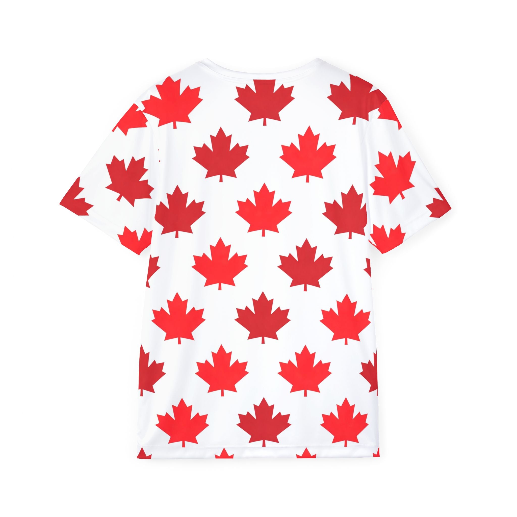 Maple Leaf Pattern Canada Jersey | Canadian Flag All-Over Print