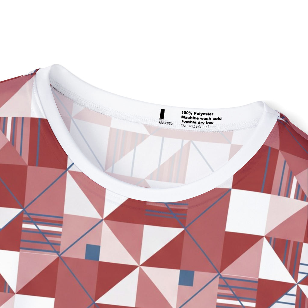 Croatia Checkerboard Pattern Soccer Jersey - Minimalist Football Fan Shirt