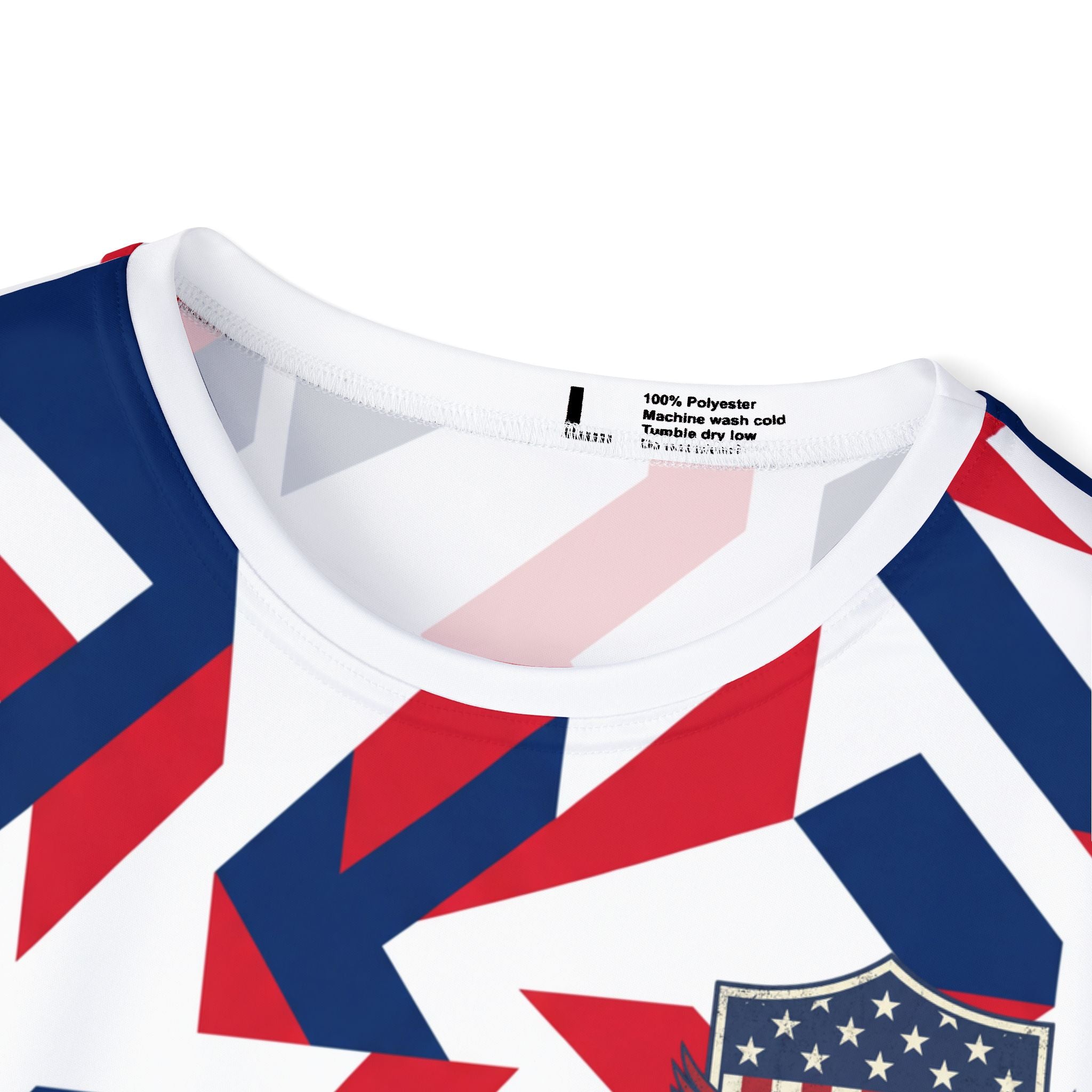 Patriotic USA Geometric Men's Jersey | All-Over Print