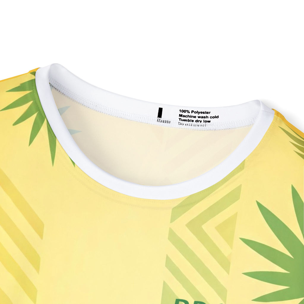 Brazil Tropical Leaf Football Jersey | Number 10 Soccer Shirt