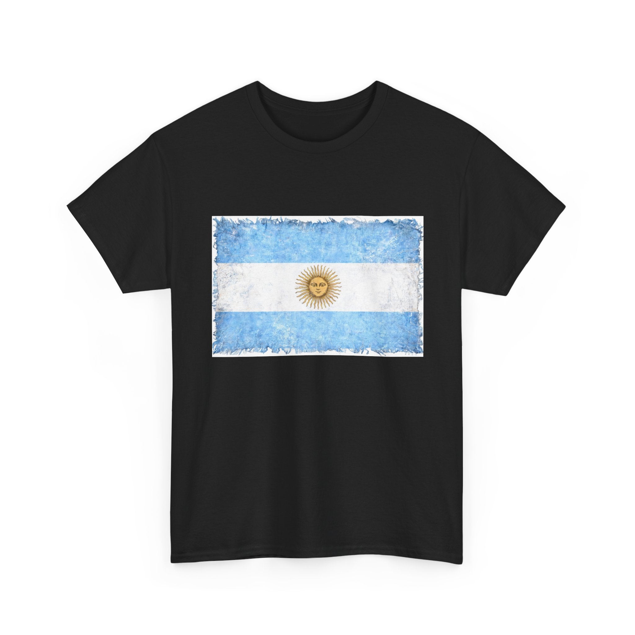 Distressed Argentina Flag Tee | Argentina Graphic Cotton T-Shirt