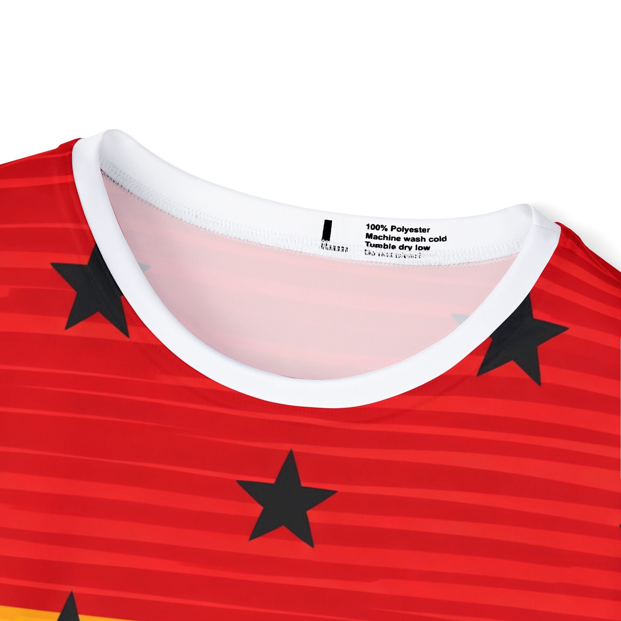Ghana Red Yellow Green Star Stripe Jersey | Sports Jersey