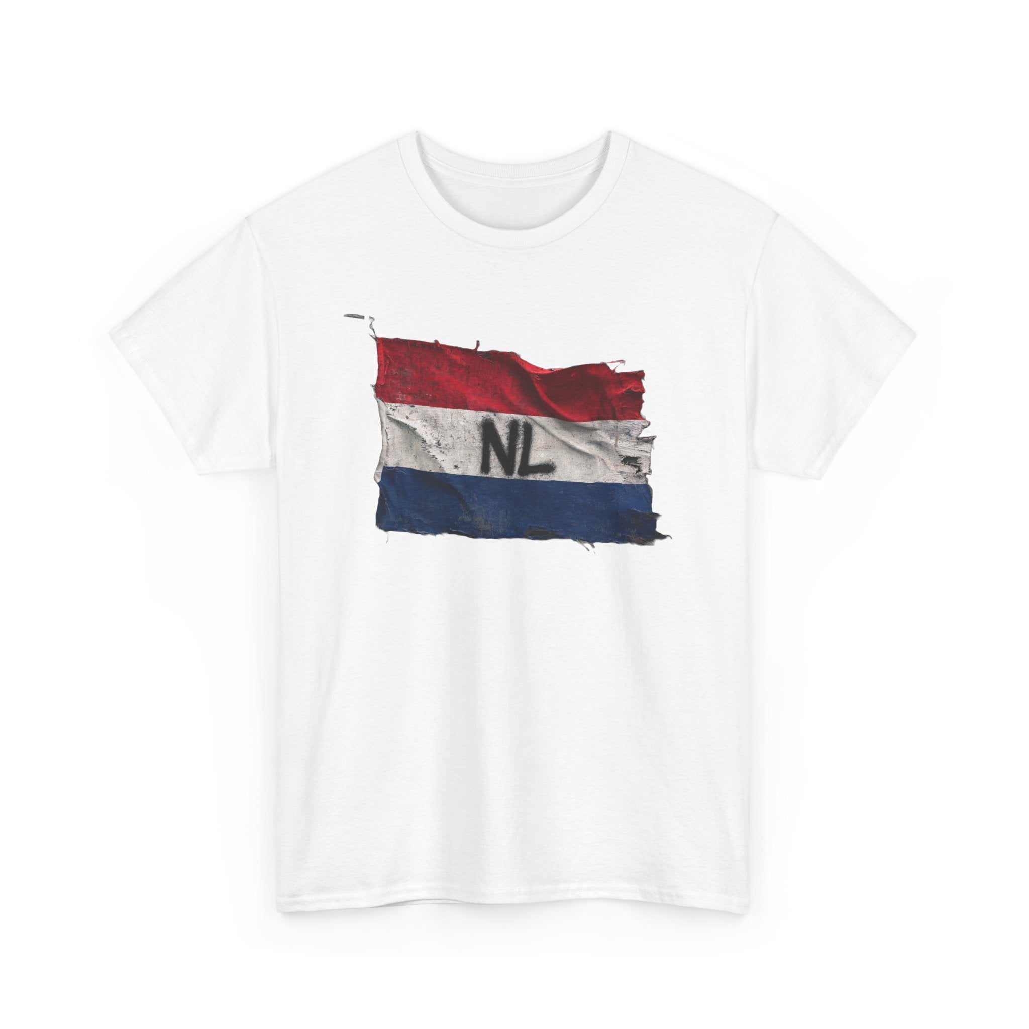 Netherlands Flag T‑Shirt — Vintage NL Tricolor Tee