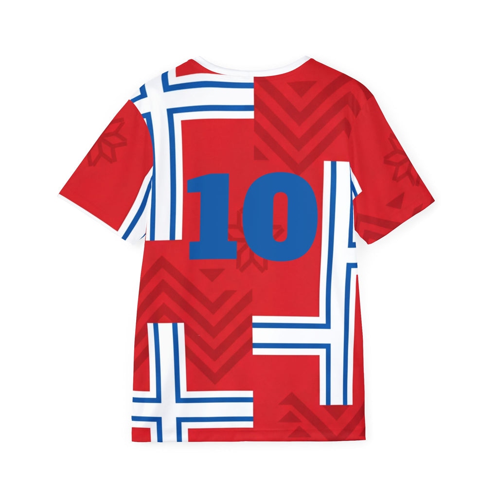 Norway Flag Pattern Jersey | Men's Sports Jersey
