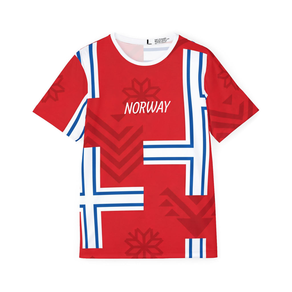 Norway Flag Pattern Jersey | Men's Sports Jersey