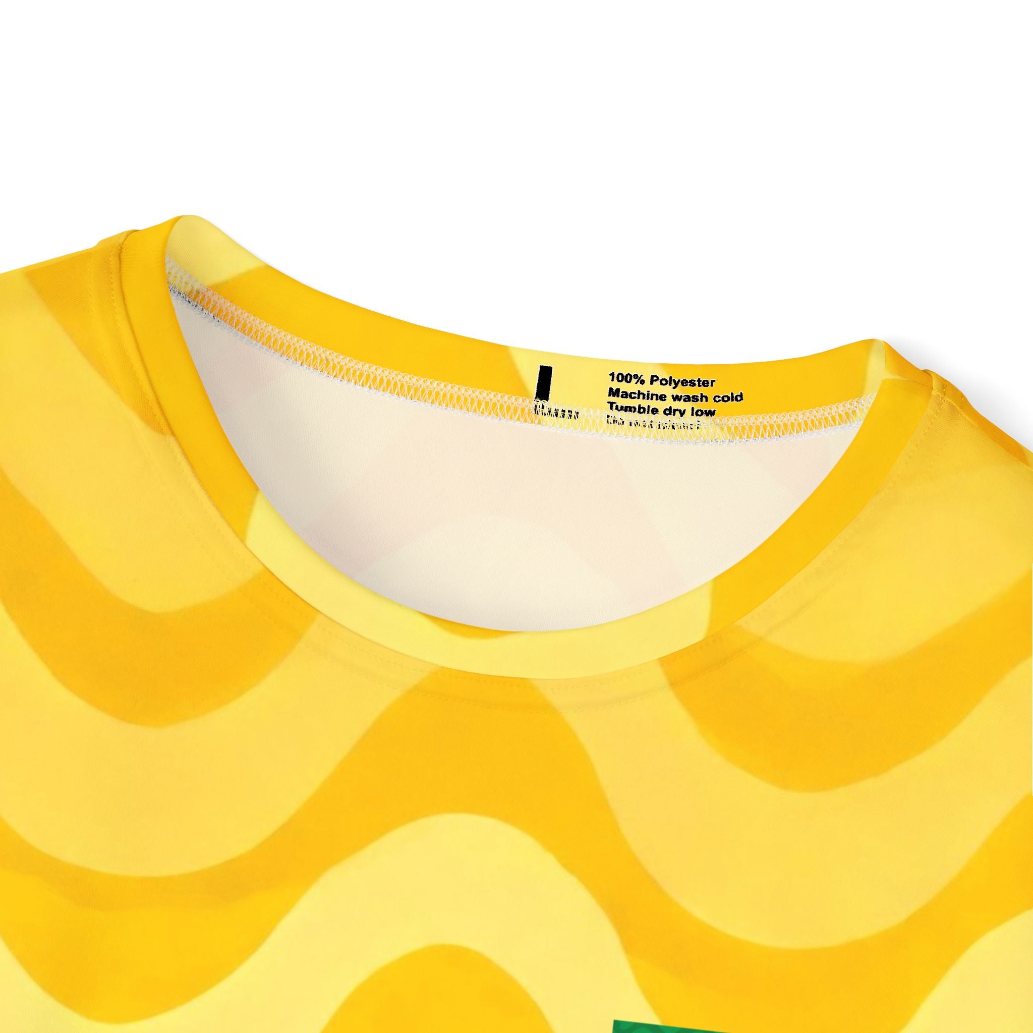 Brazil Flag Wave Pattern Jersey | Sports Jersey