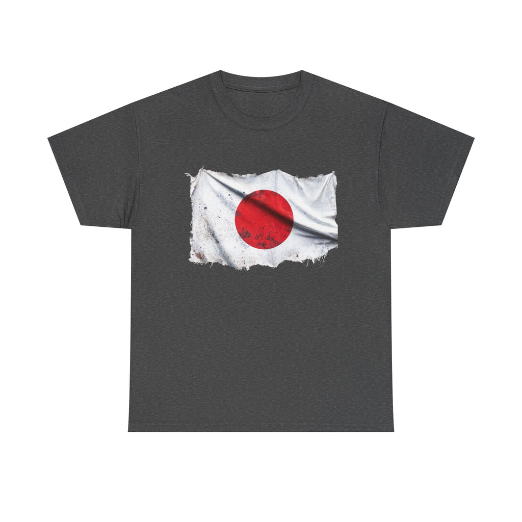 Distressed Japan Flag Tee | Japan Graphic Cotton T-Shirt