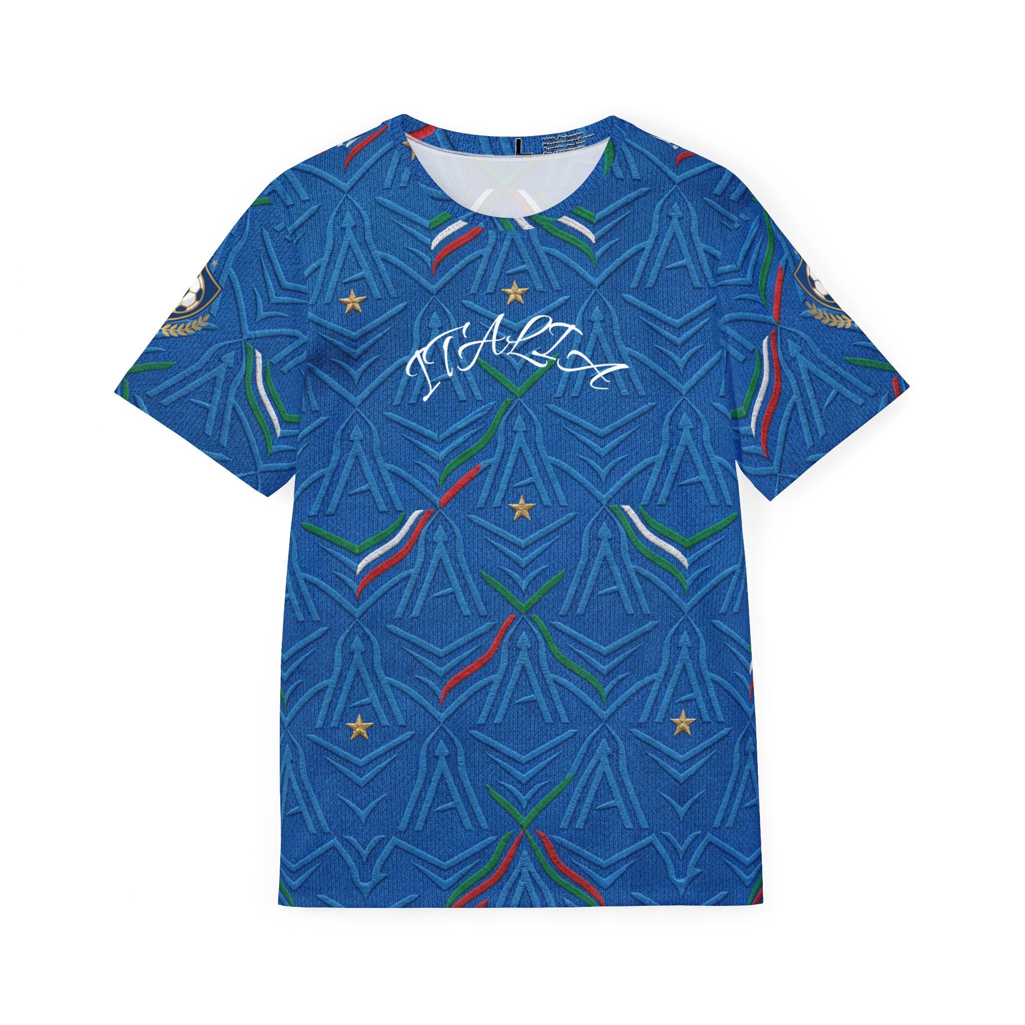 Italia Blue Pattern Jersey