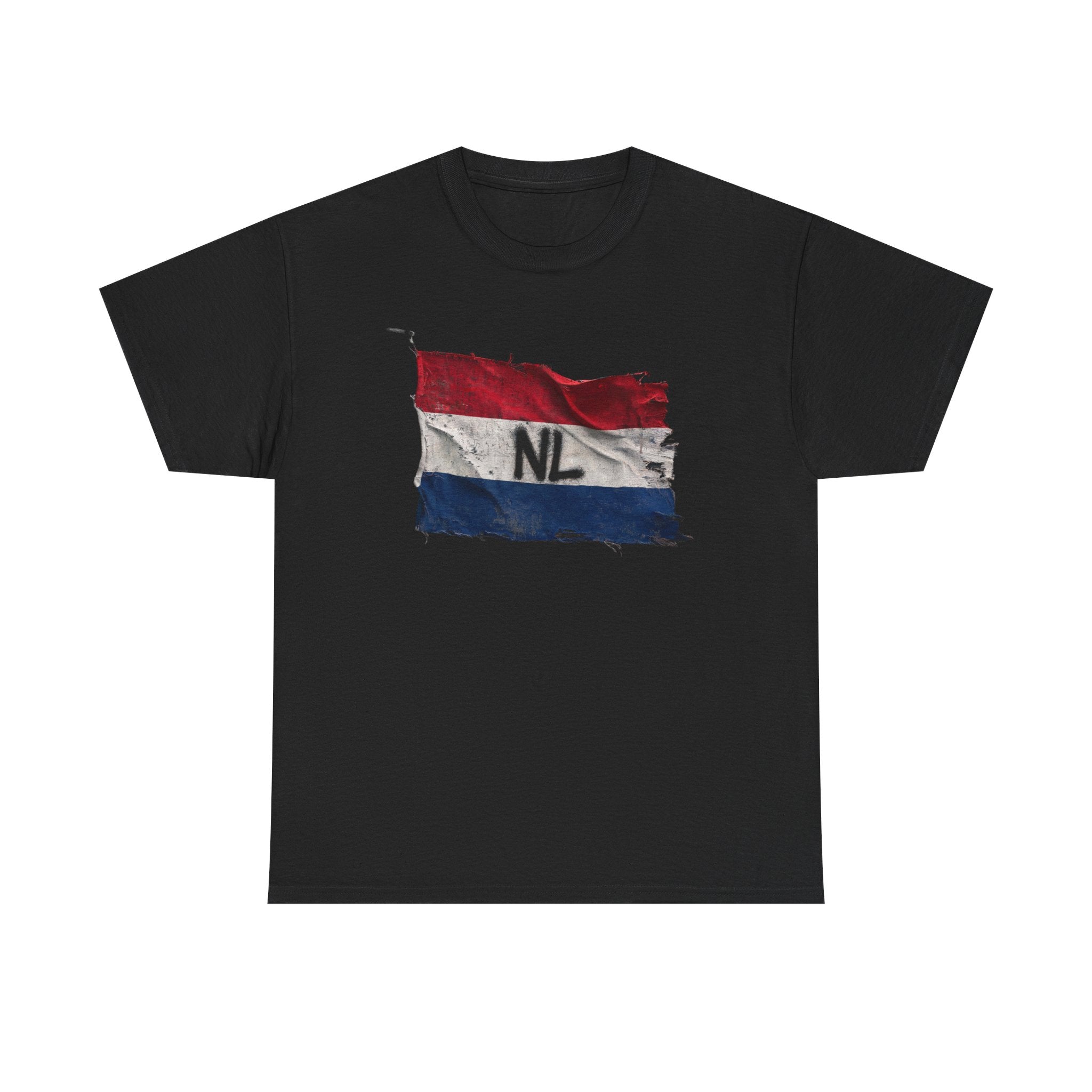 Netherlands Flag T‑Shirt — Vintage NL Tricolor Tee