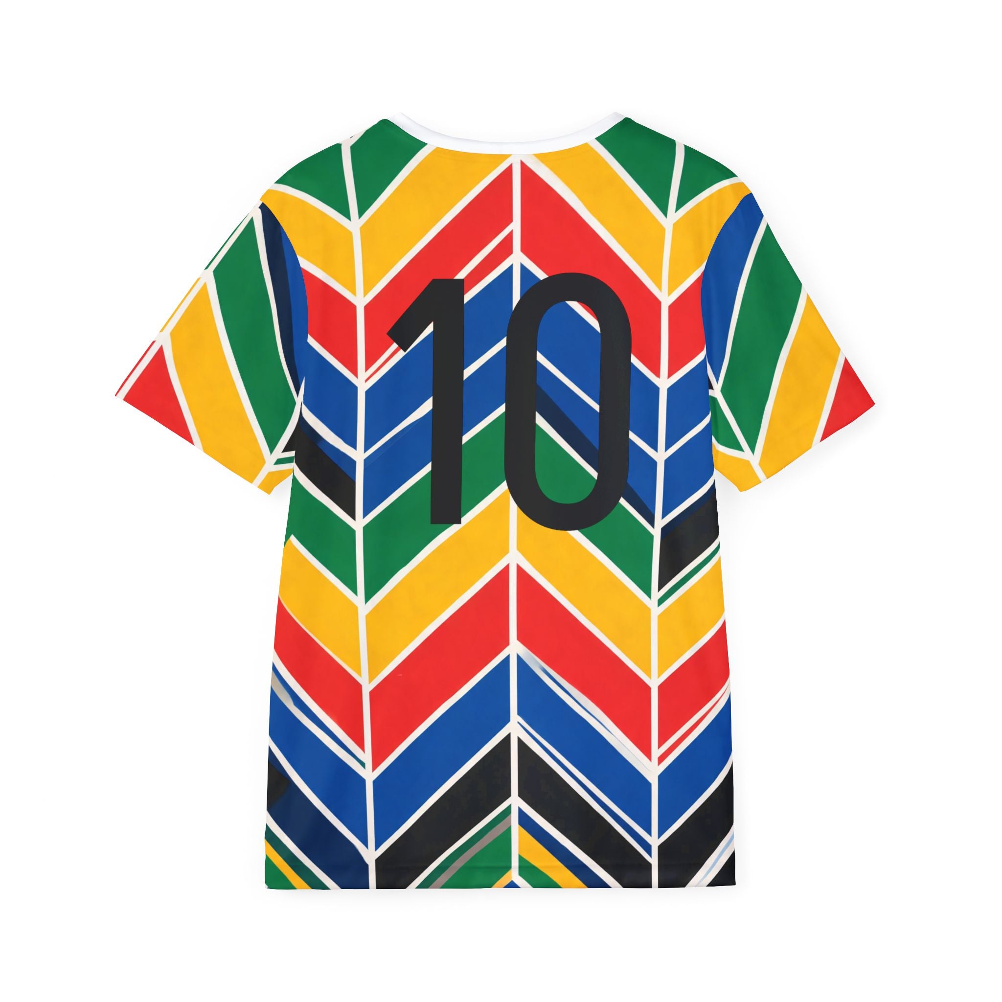 South Africa Colorblock Men's Sports Jersey | Multicolor Athletic Tee