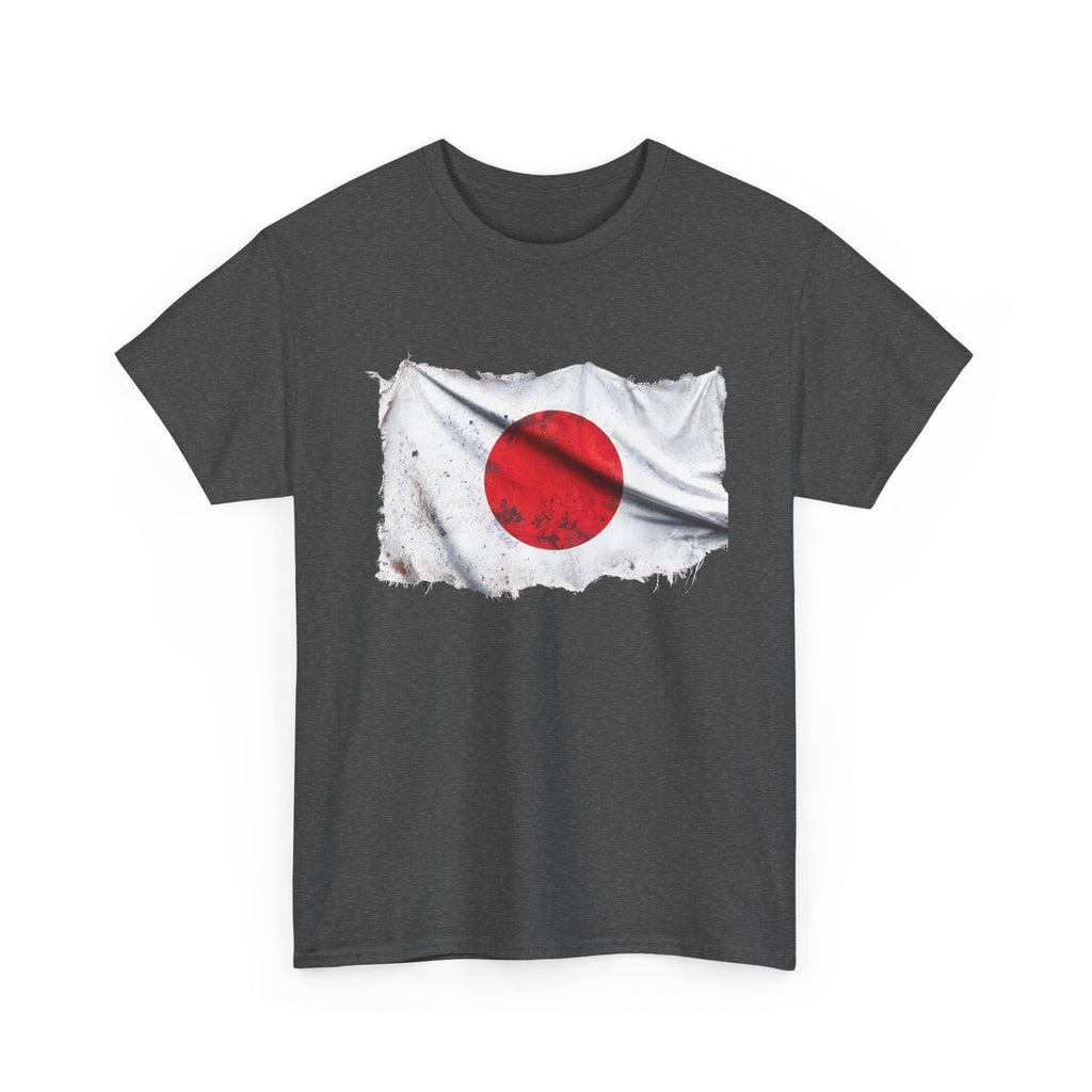 Distressed Japan Flag Tee | Japan Graphic Cotton T-Shirt