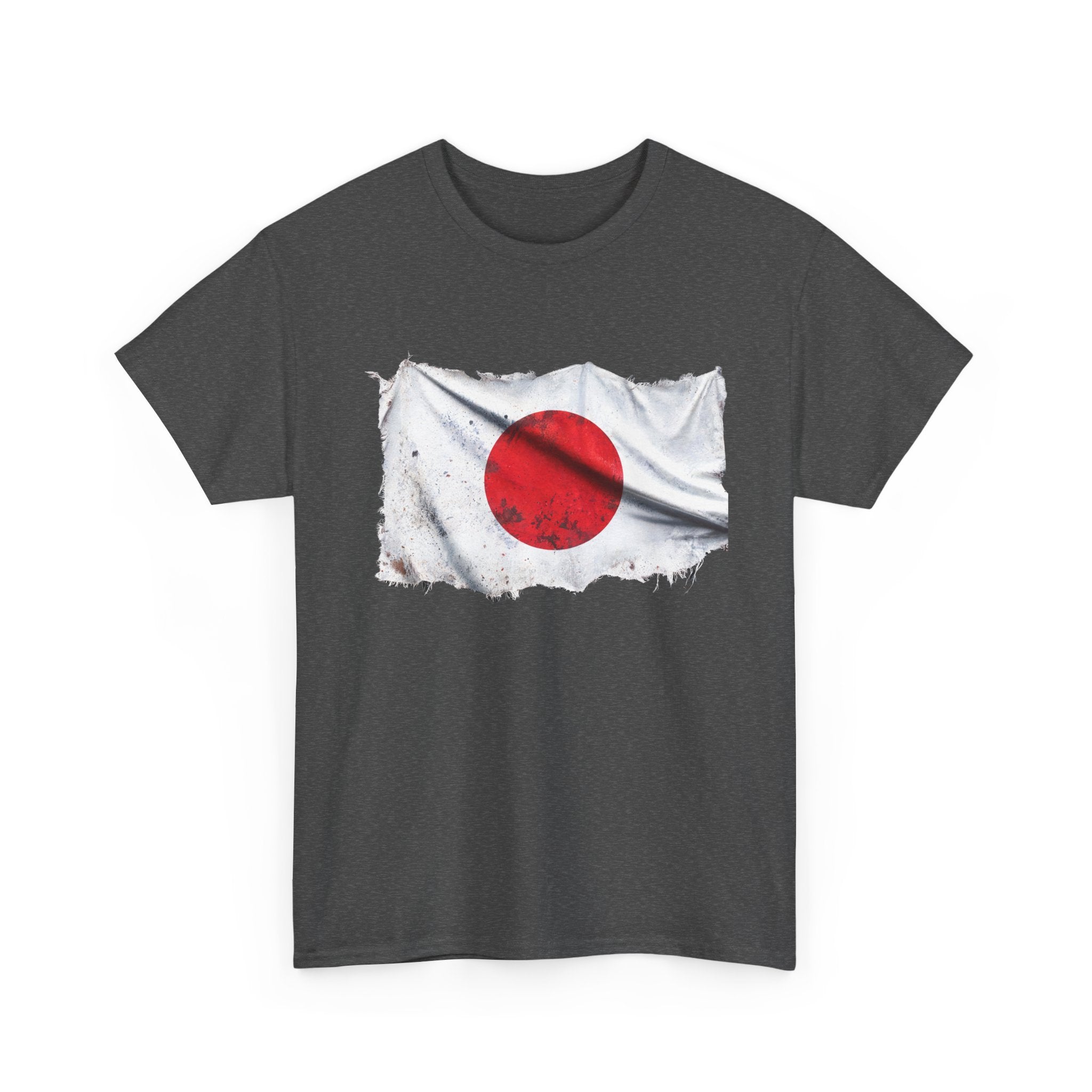 Distressed Japan Flag Tee | Japan Graphic Cotton T-Shirt