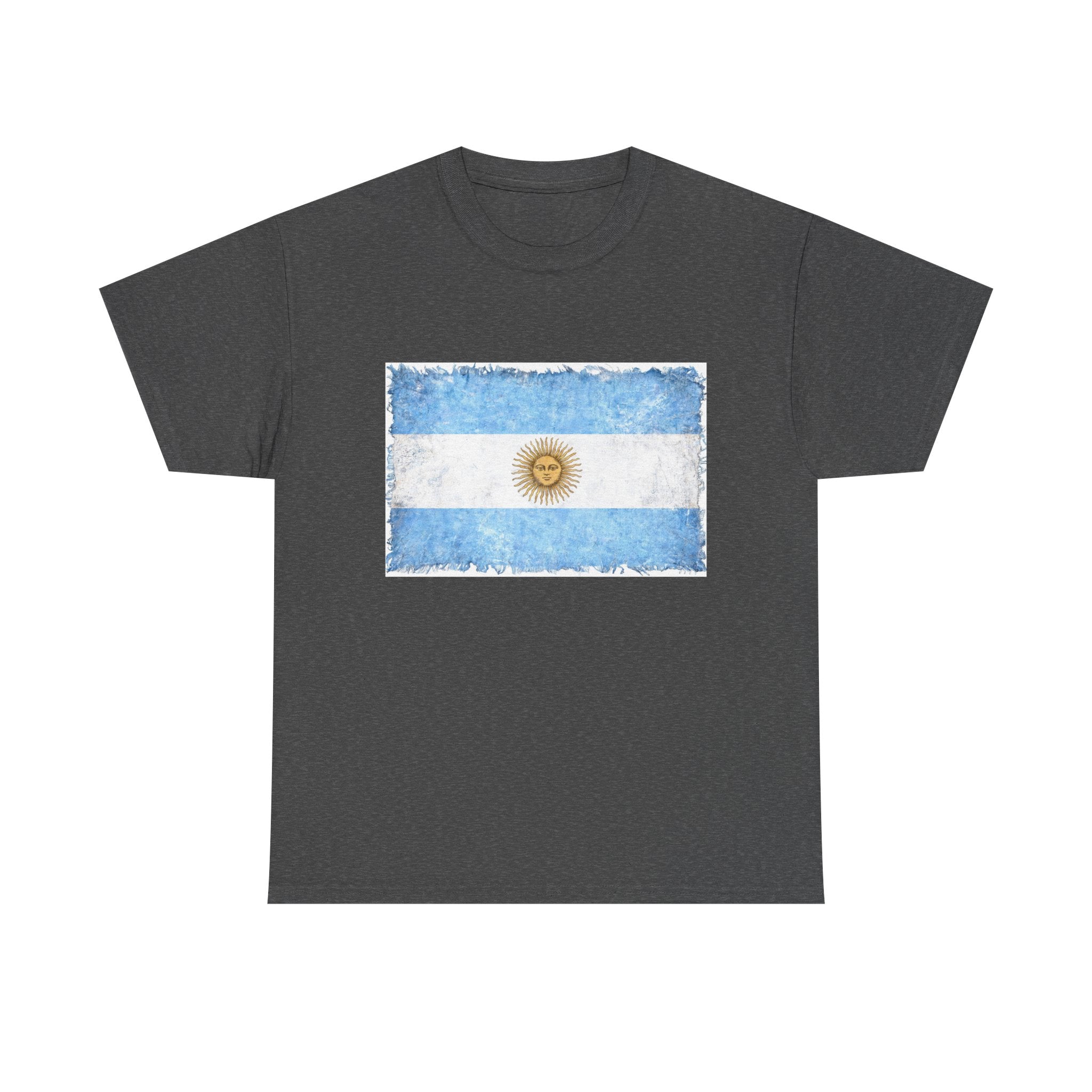 Distressed Argentina Flag Tee | Argentina Graphic Cotton T-Shirt