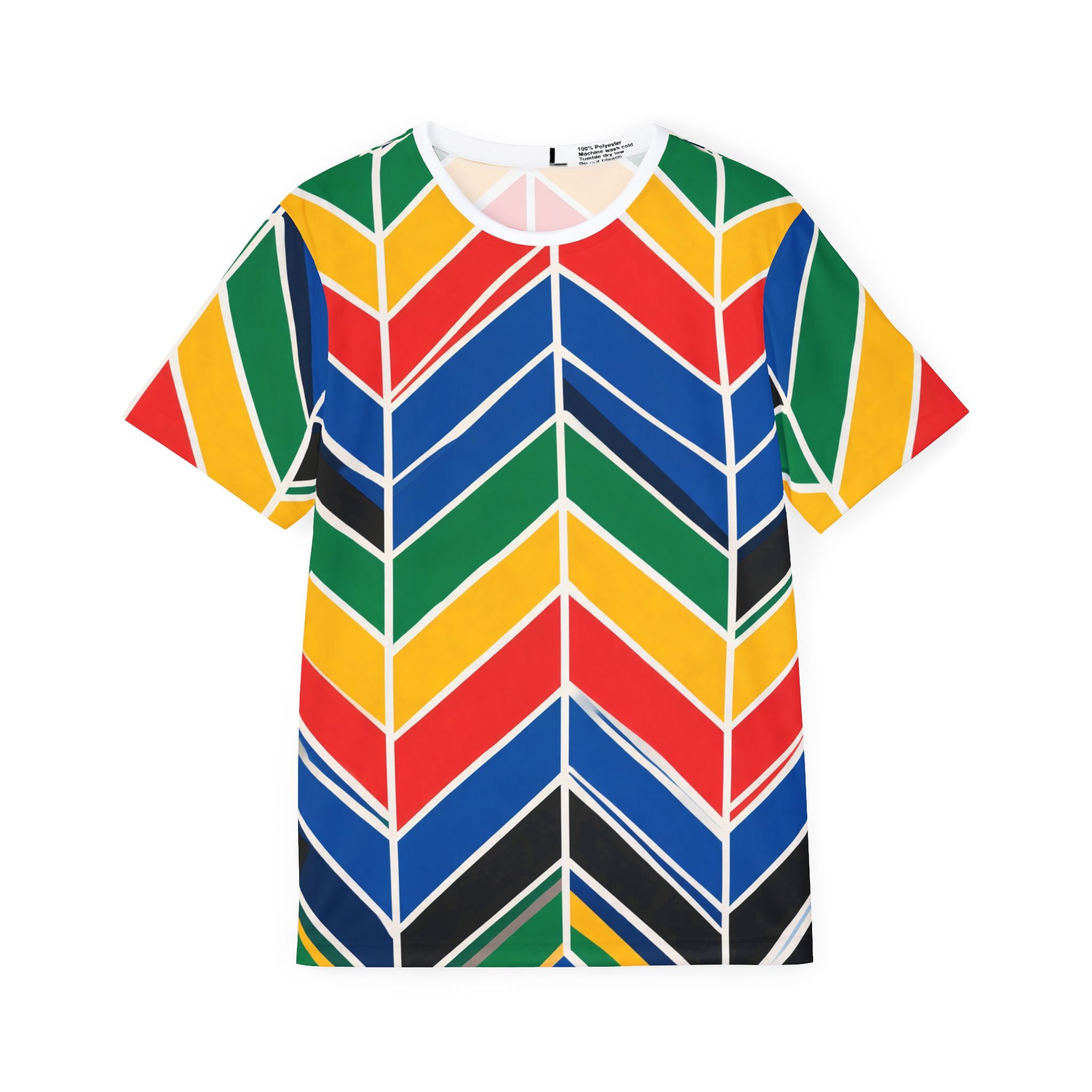 South Africa Colorblock Men's Sports Jersey | Multicolor Athletic Tee