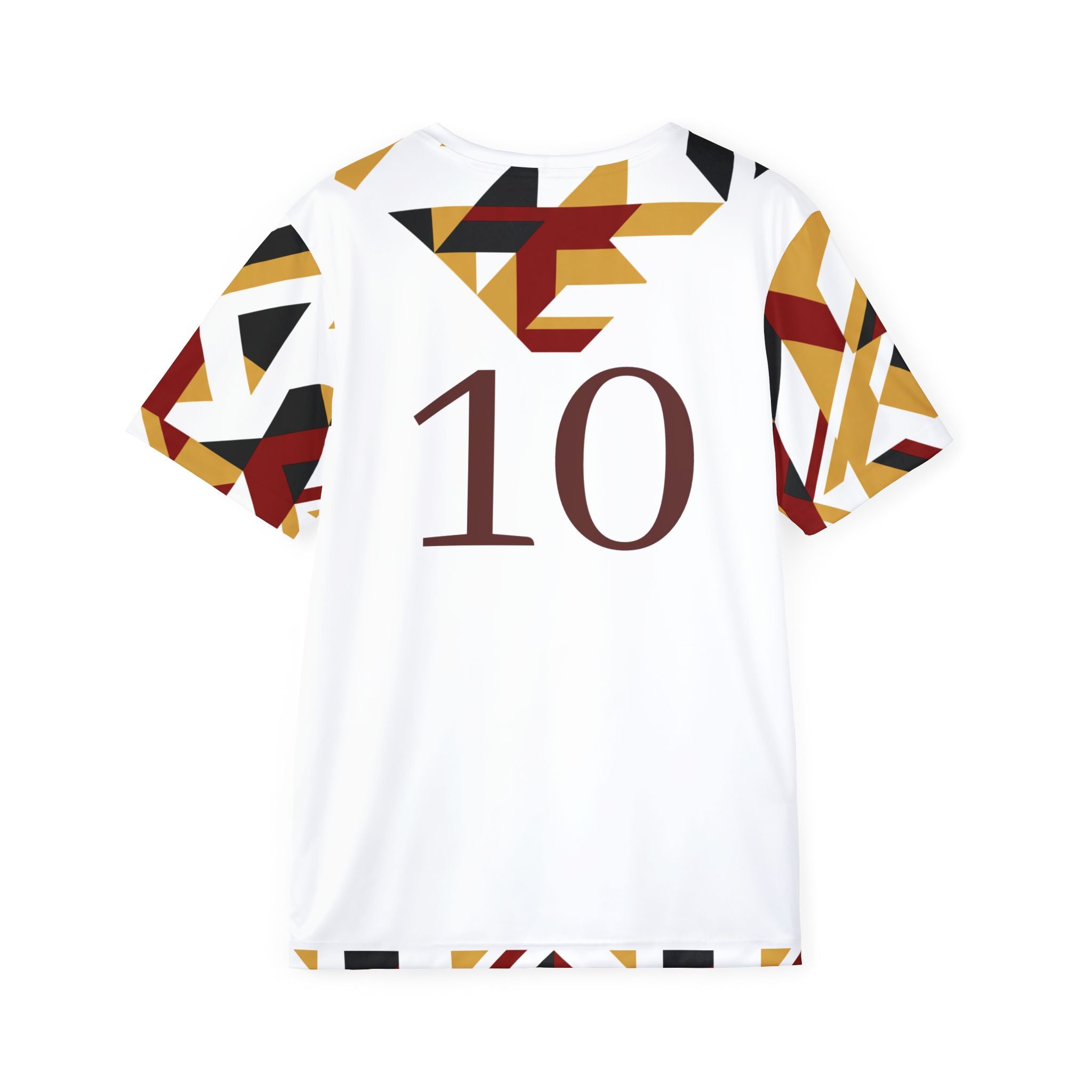 Geometric Deutschland Flag Tee Men's Sports Jersey | Germany Colors AOP
