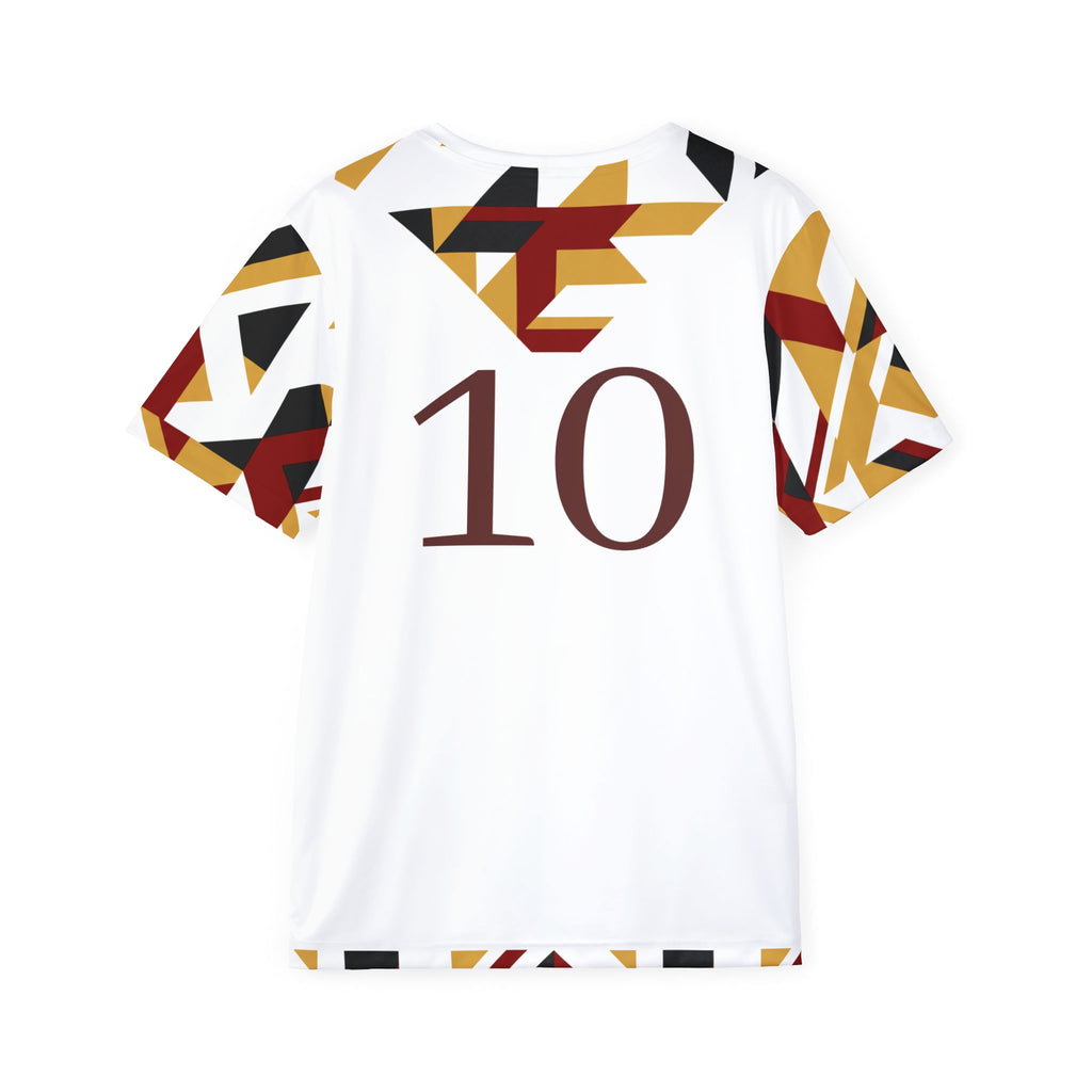 Geometric Deutschland Flag Tee Men's Sports Jersey | Germany Colors AOP