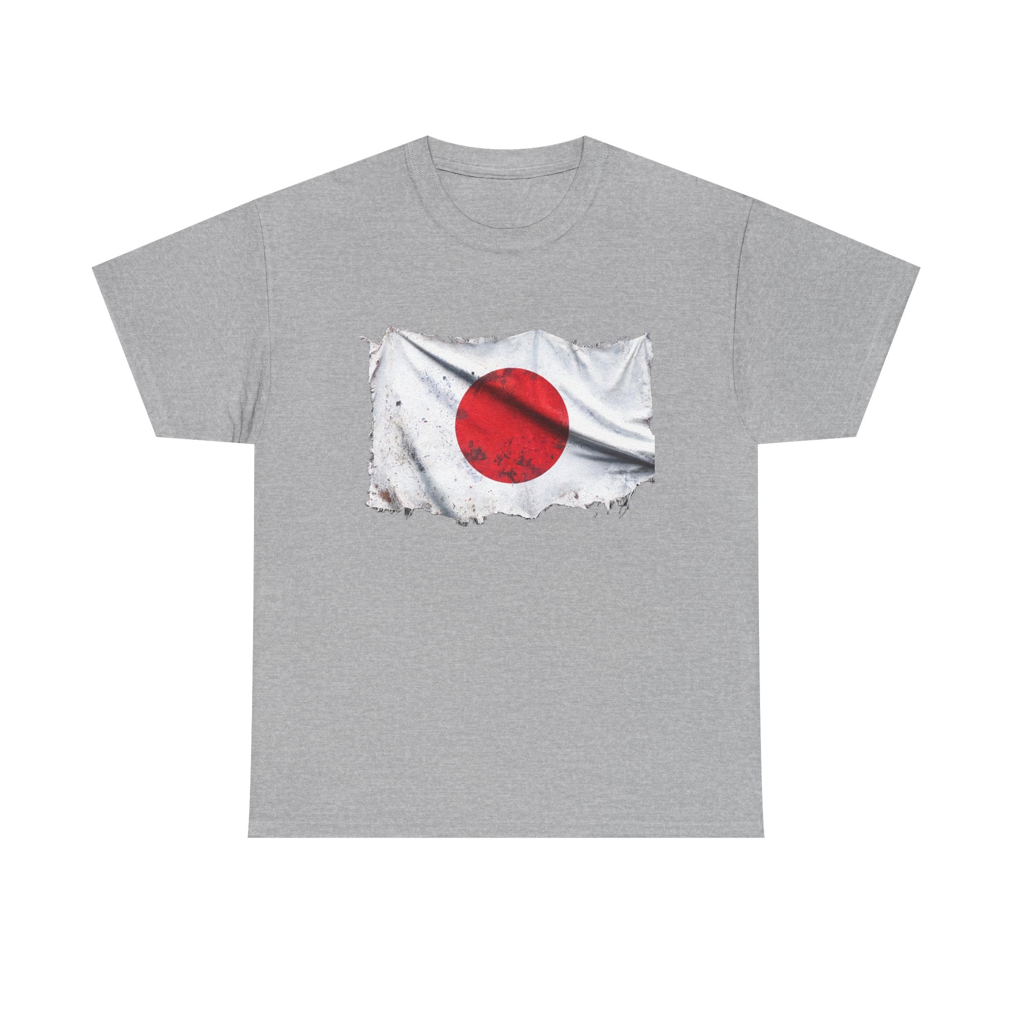 Distressed Japan Flag Tee | Japan Graphic Cotton T-Shirt