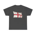 Distressed England Flag Tee | England Graphic Cotton T-Shirt