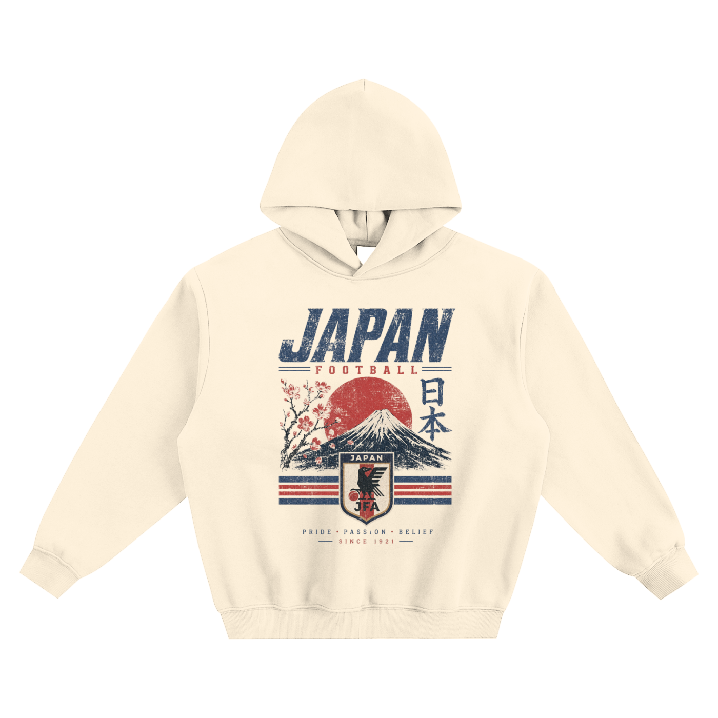 Japan Vintage Football Hoodie