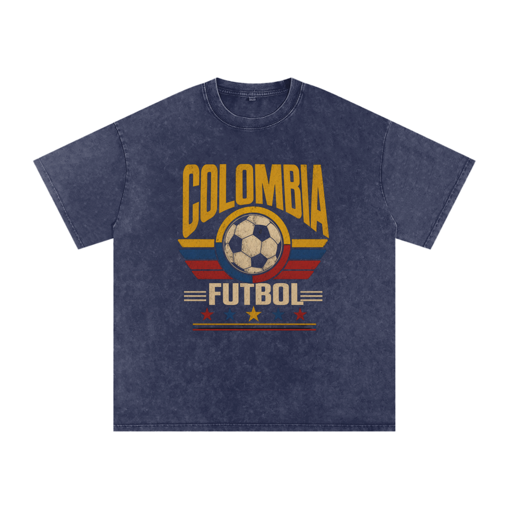 Colombia Vintage Football Tee