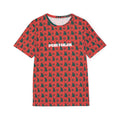 Portugal Geometric Pattern Soccer Jersey - Minimalist Football Fan Shirt
