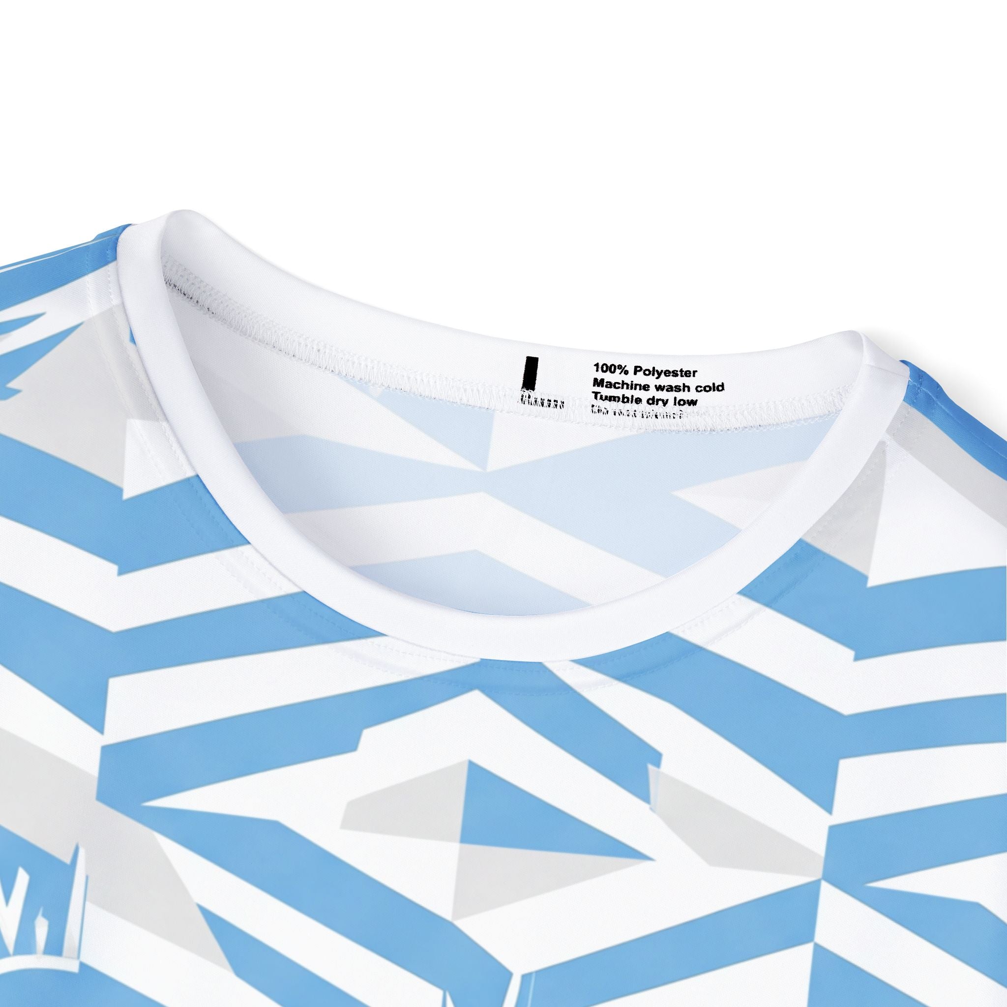 Argentina Geometric Sunrise Pattern Jersey