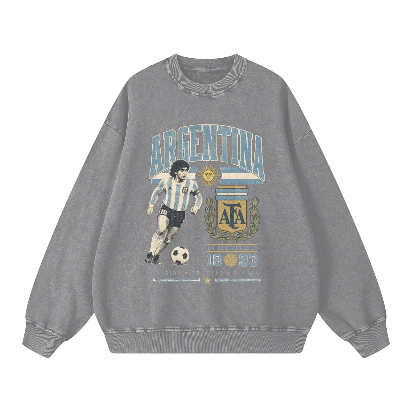 Argentina Vintage Football Crewneck