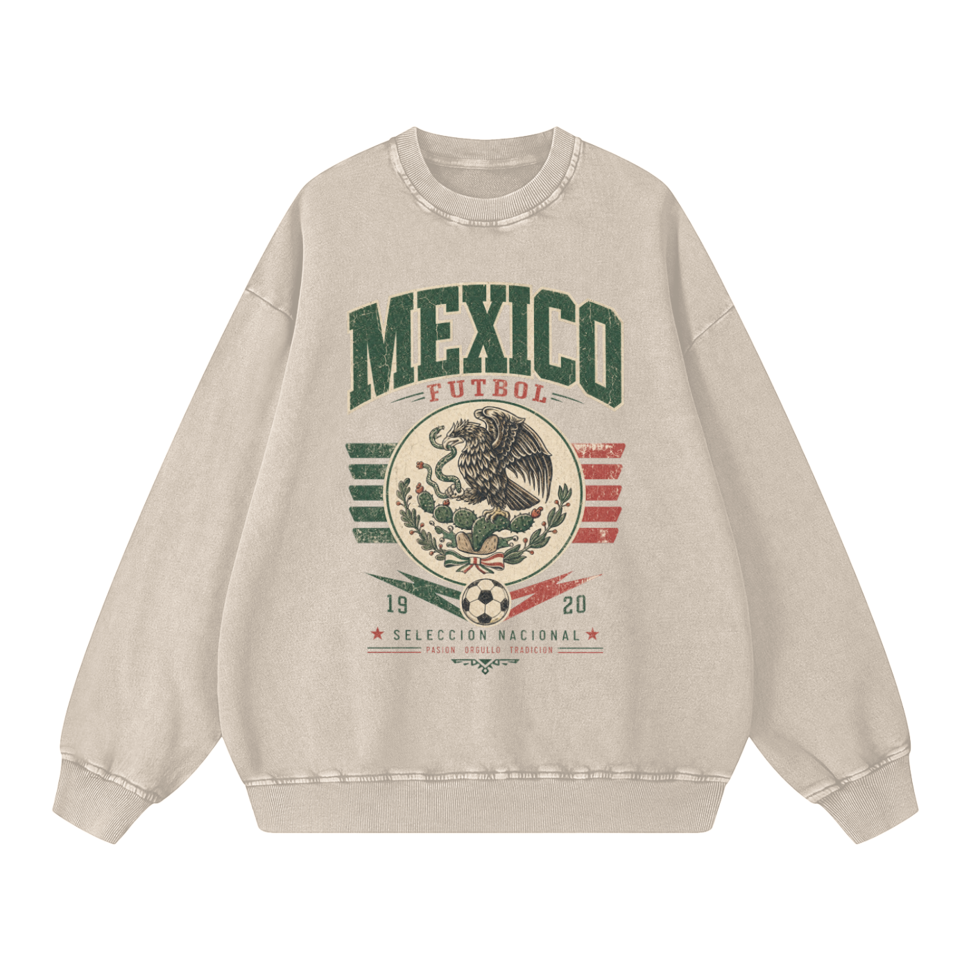 Mexico Vintage Football Crewneck
