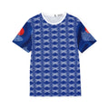 Japan Blue Wave Pattern Sports Jersey | All-Over Print