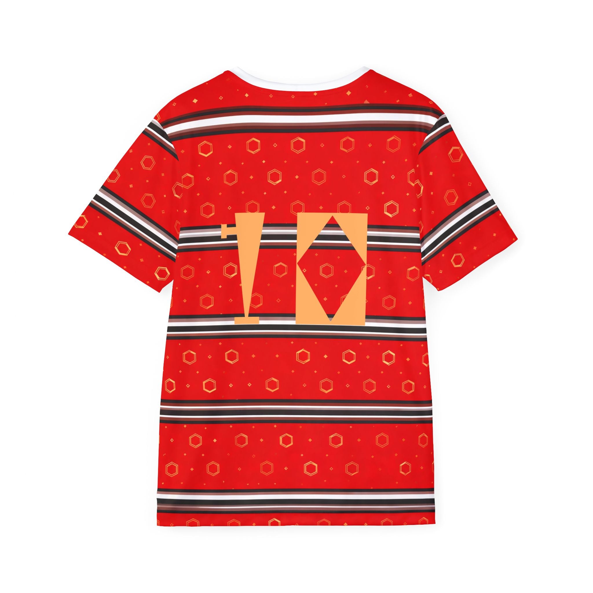 Egypt Red Striped Sports Jersey
