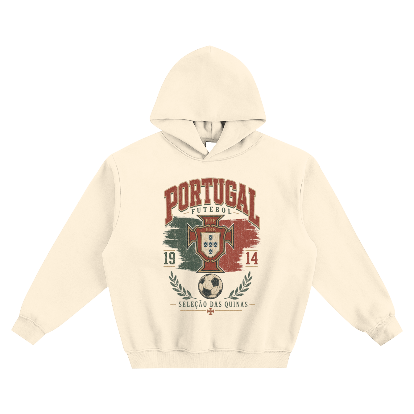 Portugal Vintage Football Hoodie