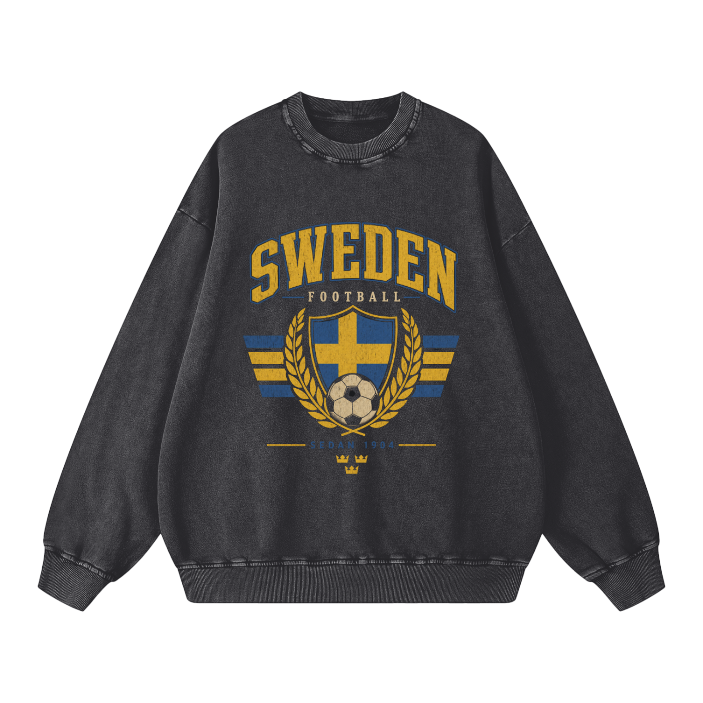 Sweden Vintage Football Crewneck