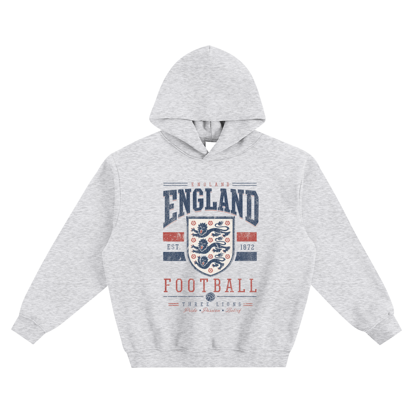 England Vintage Football Hoodie