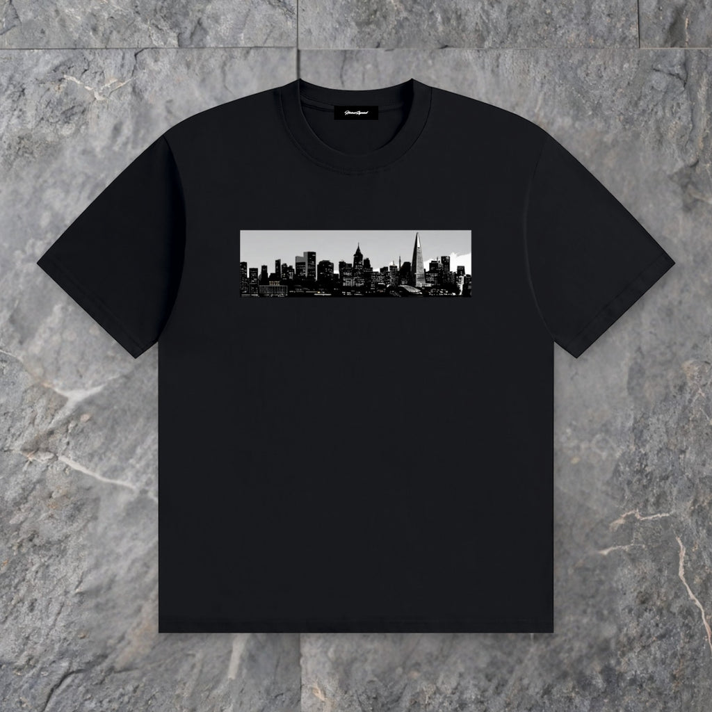 sf usa unisex seamless cotton t shirt — slate background