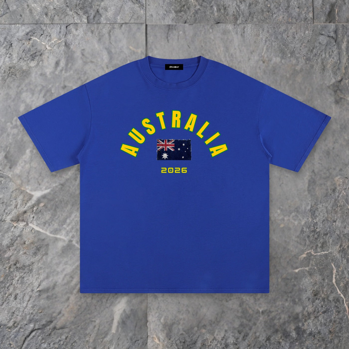 australia 26 unisex pure cotton t shirt — slate background