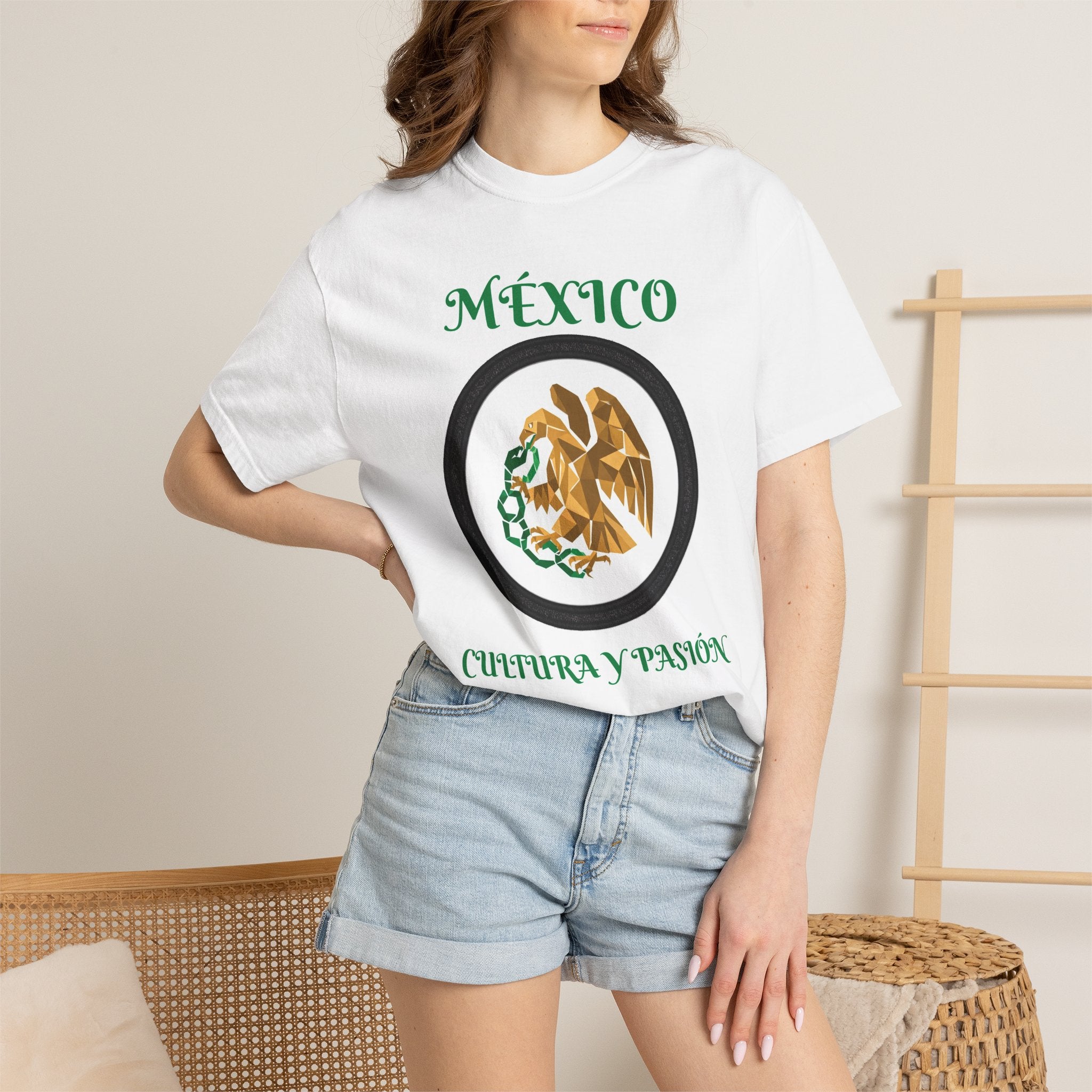 Mexico Soccer Logo Flag T-shirt