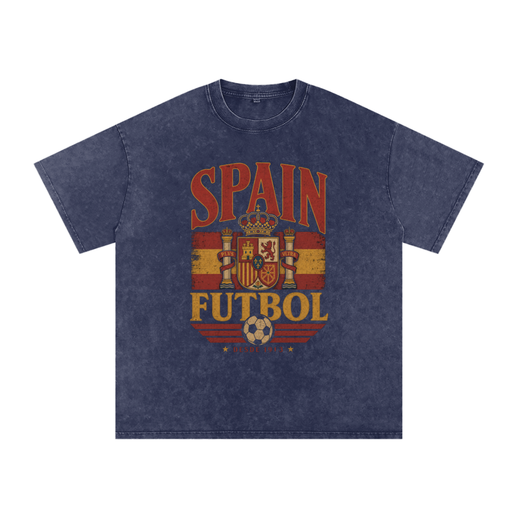 Spain Vintage Football Tee