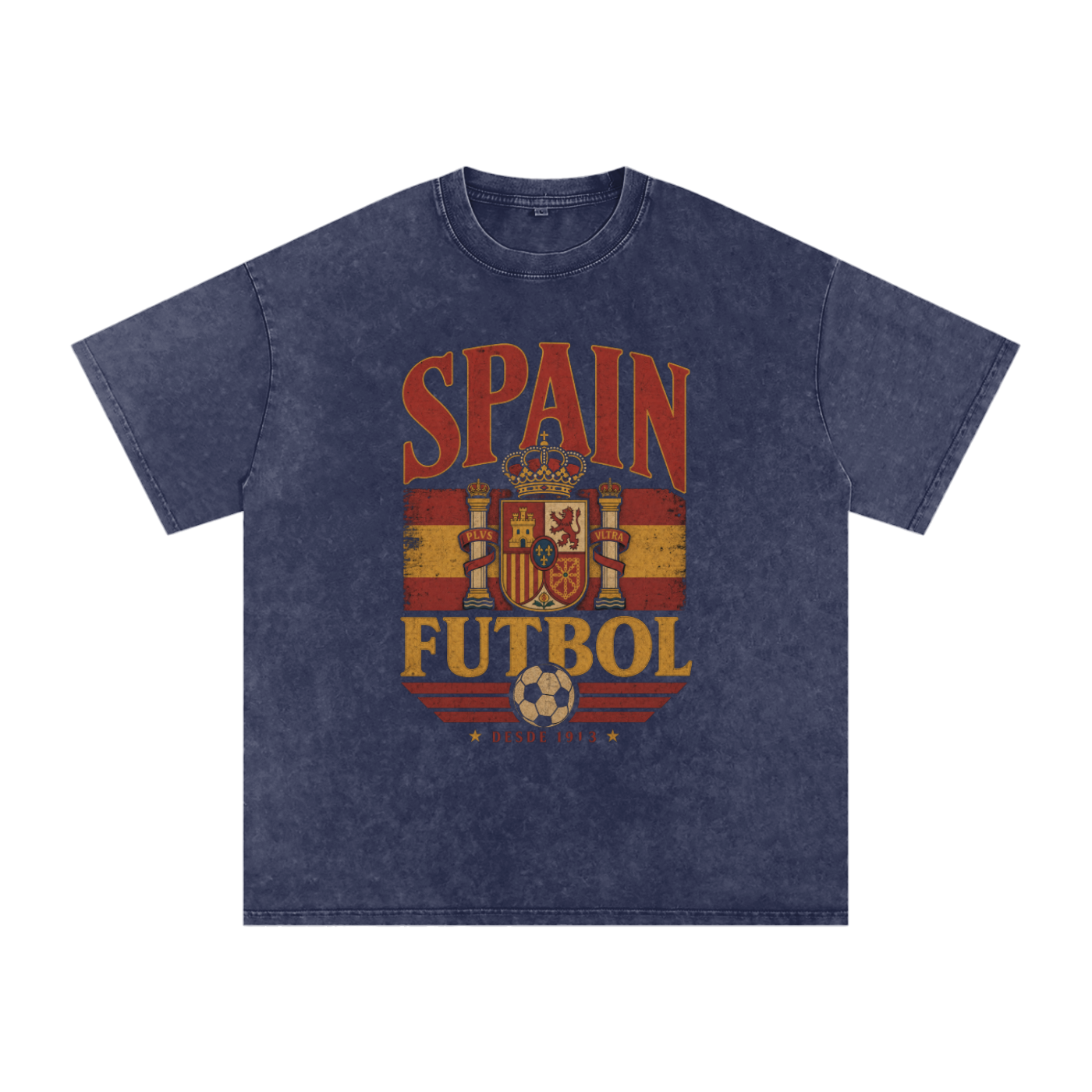 Spain Vintage Football Tee