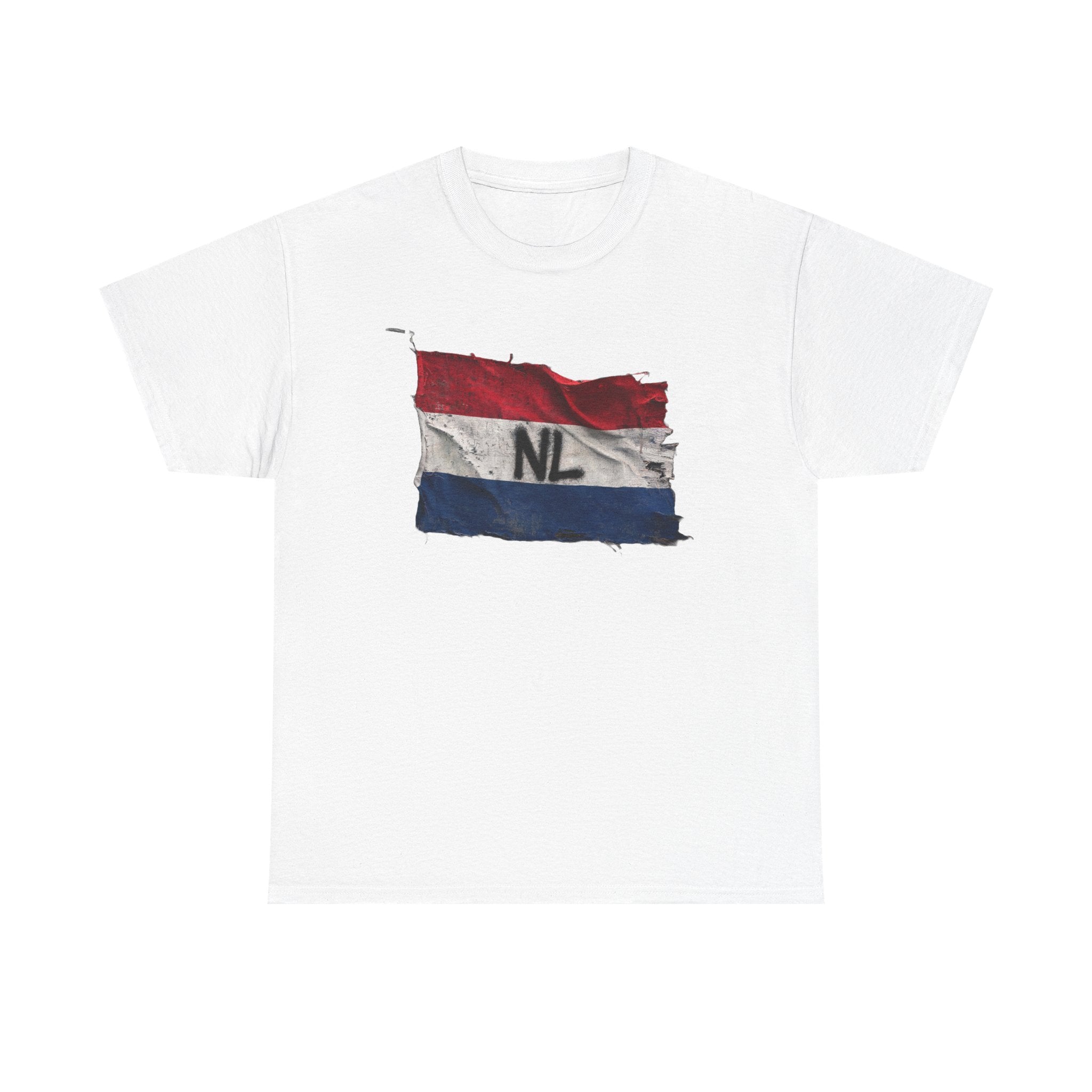 Netherlands Flag T‑Shirt — Vintage NL Tricolor Tee