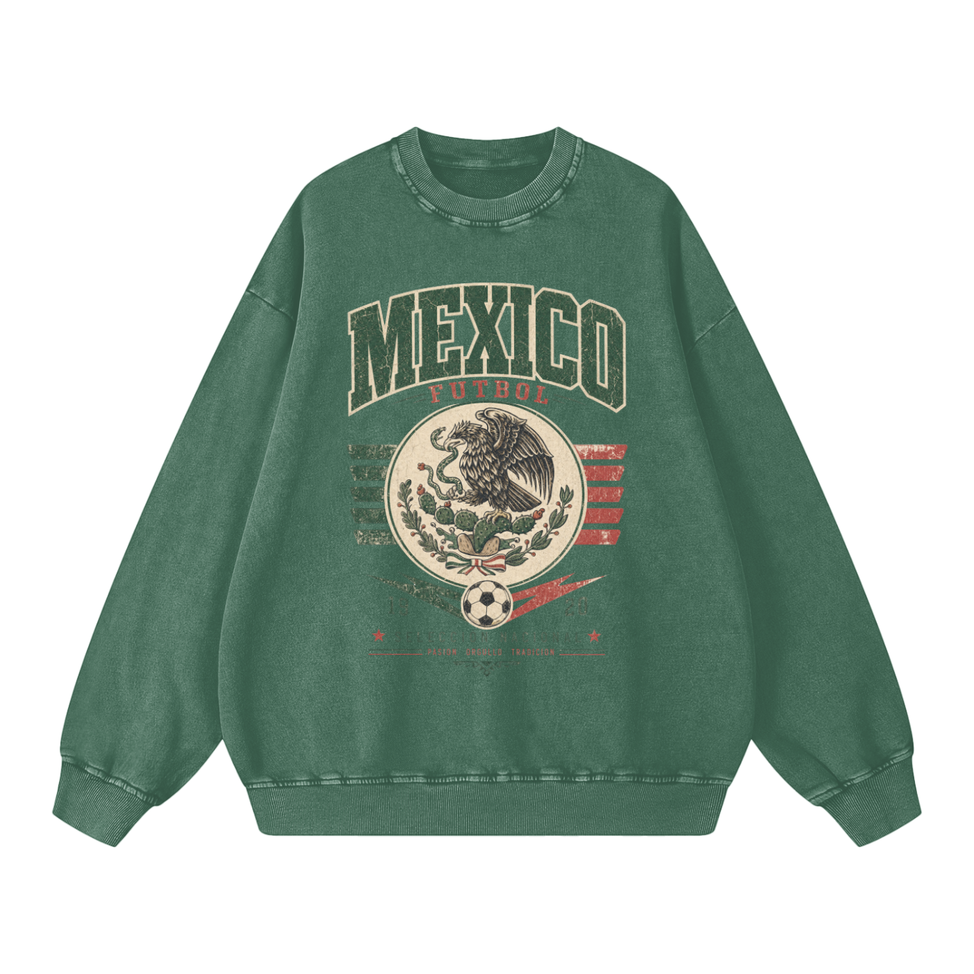 Mexico Vintage Football Crewneck