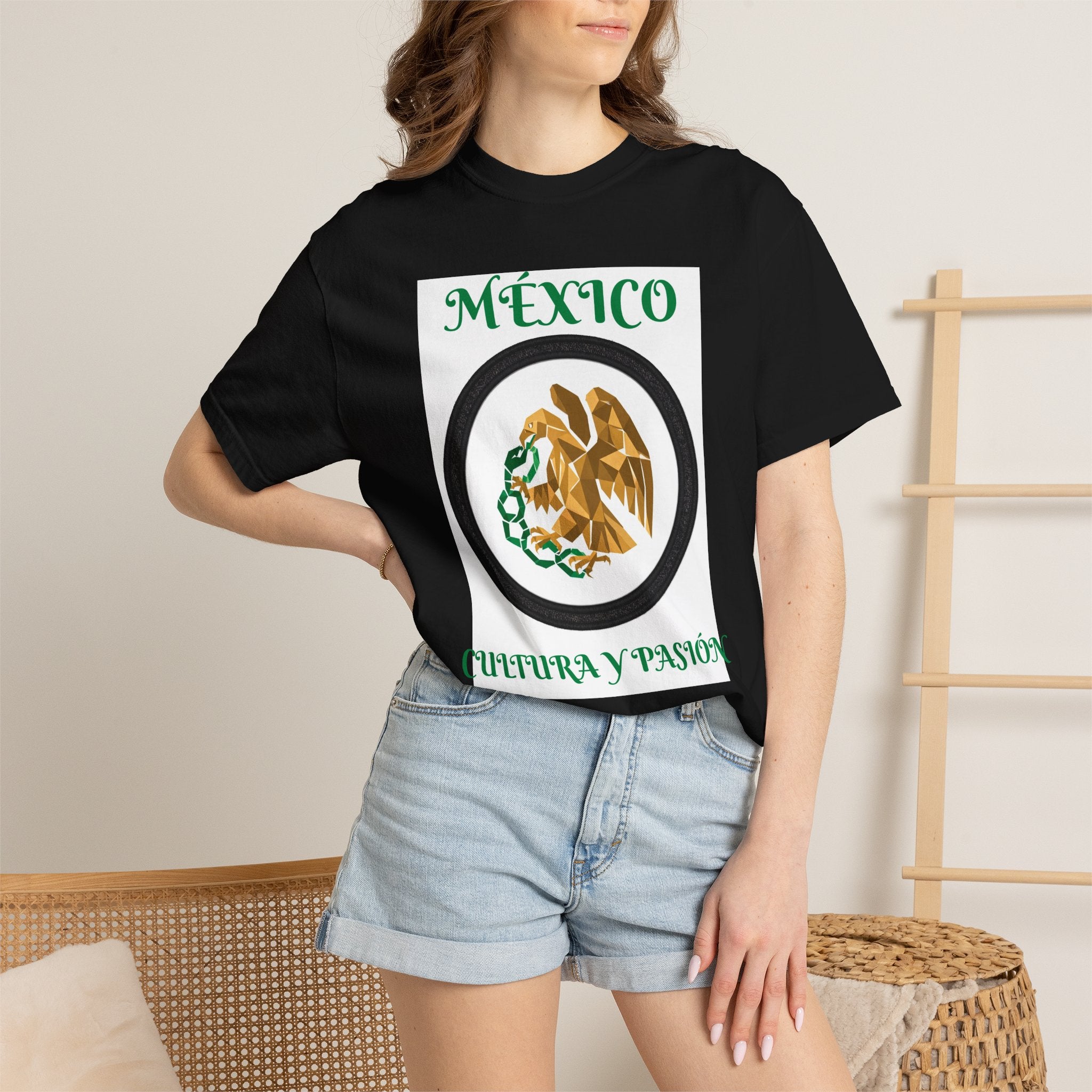Mexico Soccer Logo Flag T-shirt