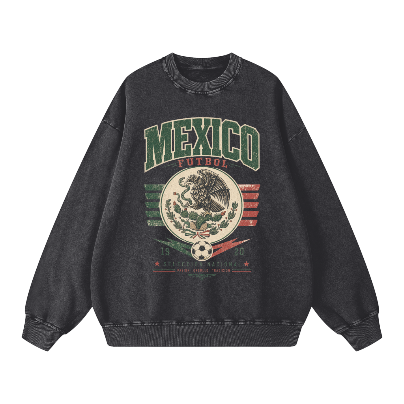Mexico Vintage Football Crewneck