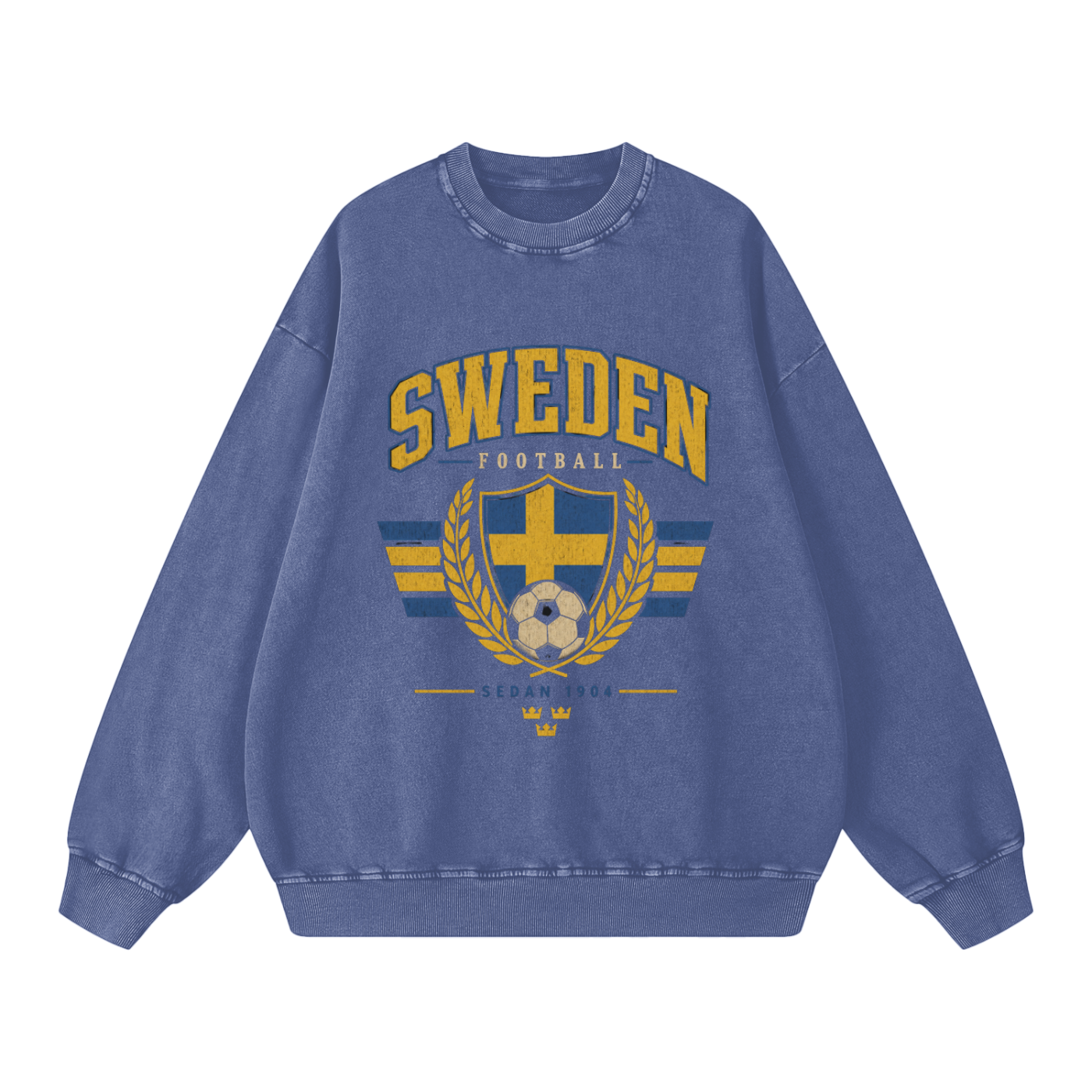 Sweden Vintage Football Crewneck