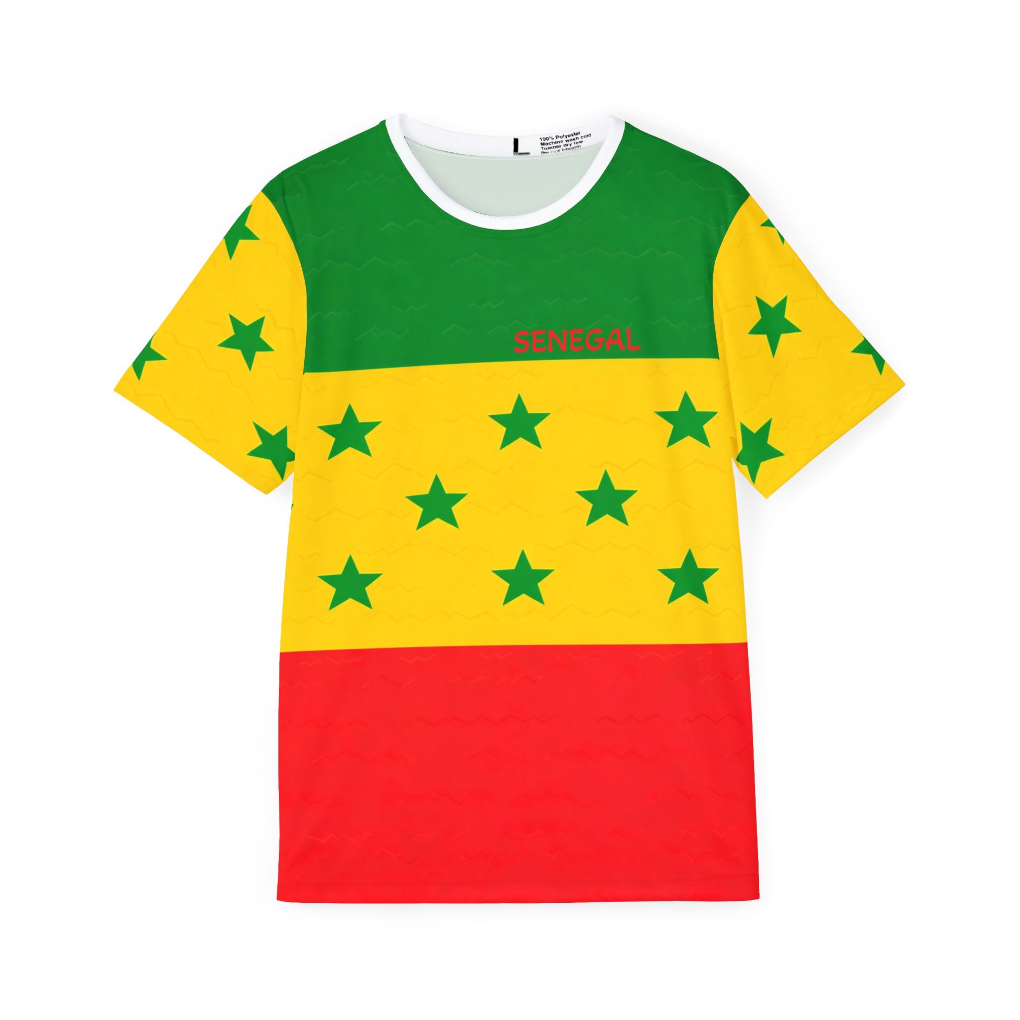 Green Yellow Red Star Stripe Jersey