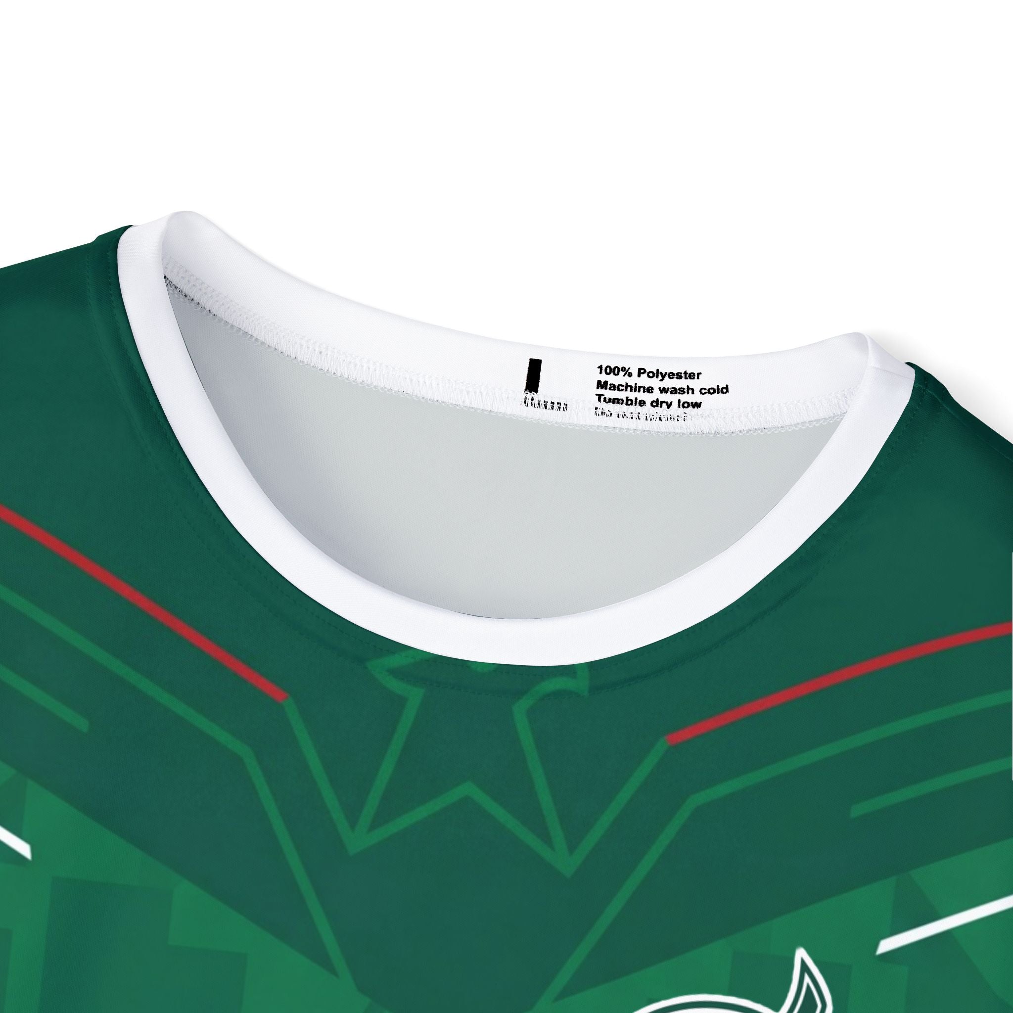 Mexico Geometric Pattern Soccer Jersey - Minimalist Football Fan Shirt