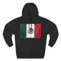 Distressed Mexico Flag Pullover Hoodie | Mexico Graphic Fleece Hoodie